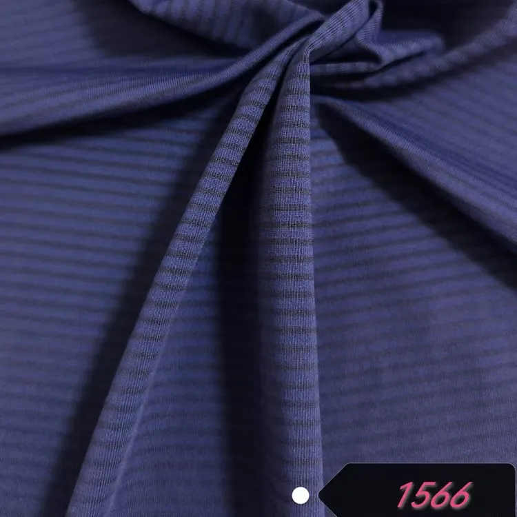 Drapp strixxa tal-poliester spandex tan-najlon